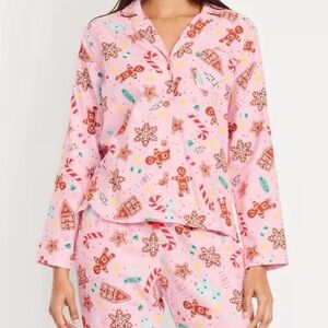 Old Navy Flannel Pajama Set (Candied Ginger)
